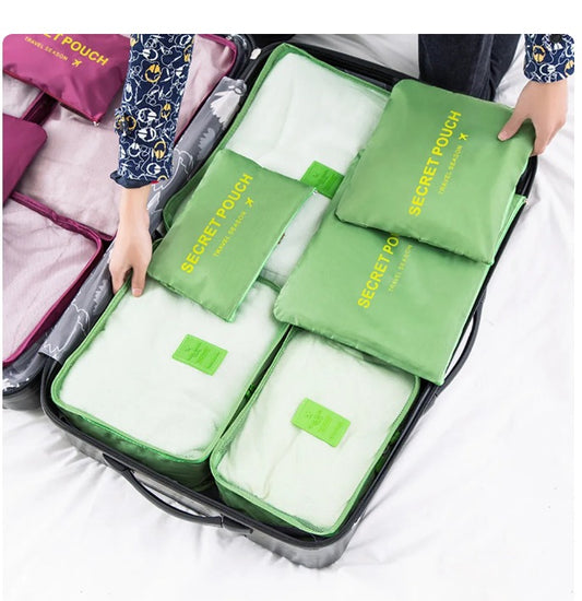  6 pcs Set Travel Organiser Bags